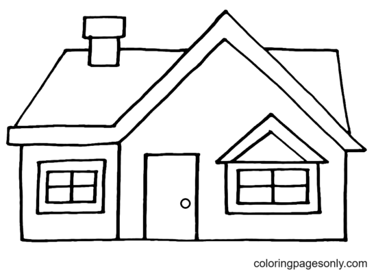 House Coloring Pages Printable for Free Download