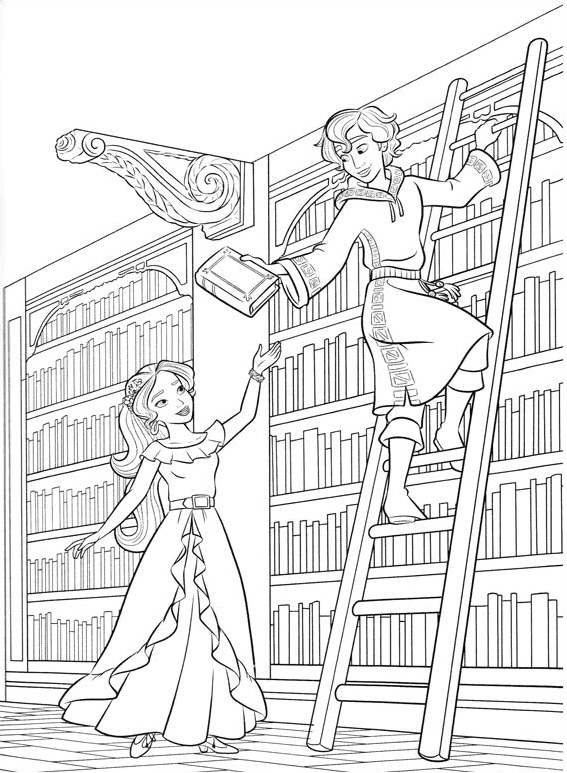 Colouring Pages: Ladder