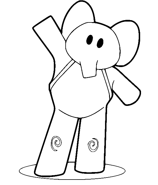 Printable Coloring Book Pocoyo 33