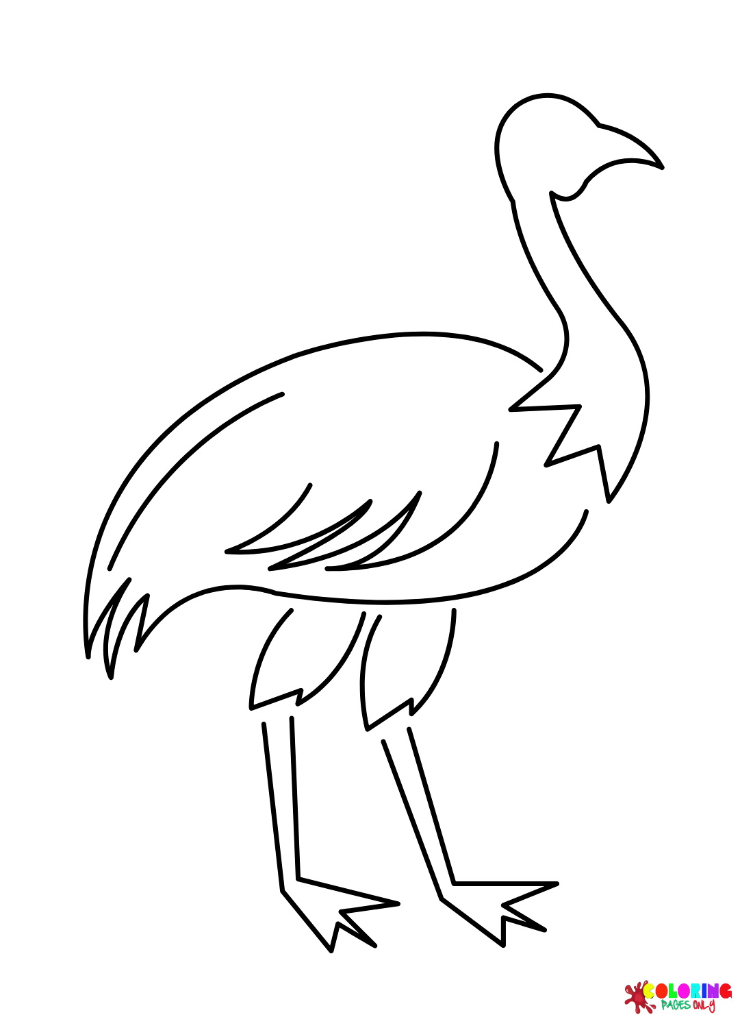 Emu Coloring Pages Printable for Free Download