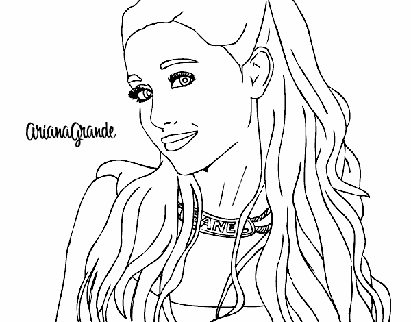 Ariana Grande Coloring Pages Printable for Free Download