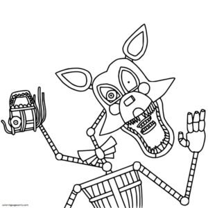 25 Free Five Nights At Freddy's Coloring Pages for Fans