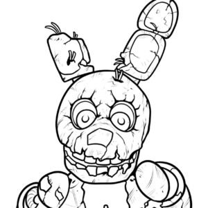 Fnaf Freddy Funtime Coloring Pages Printable