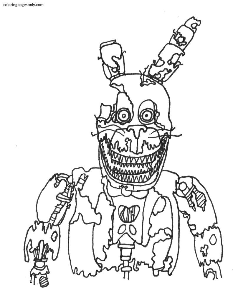 Five Nights At Freddy's Coloring Pages Printable for Free Download