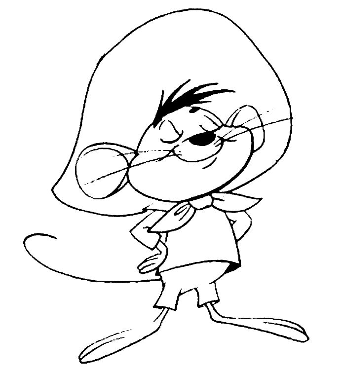 How To Draw Speedy Gonzales (LOONEY TUNES) 