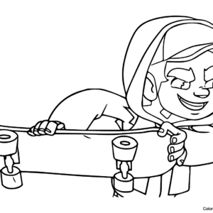 Coloring page Subway Surfers zuri city 