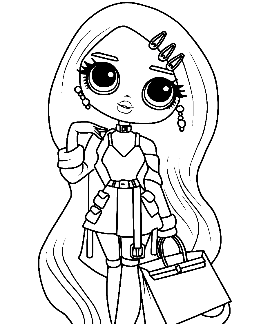 LOL Surprise OMG Swag Fashion Doll Coloring Page in 2023