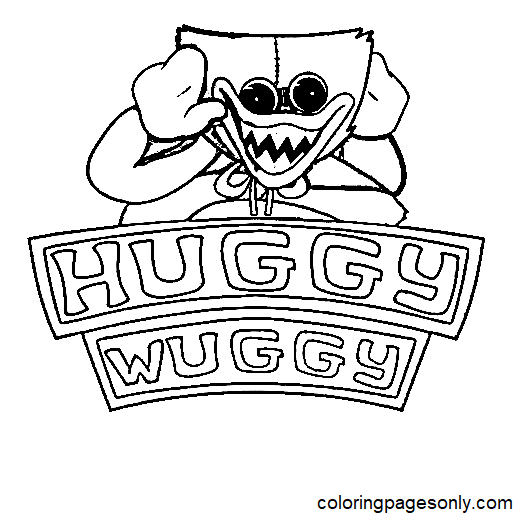 Huggy Wuggy Coloring Pages Printable for Free Download