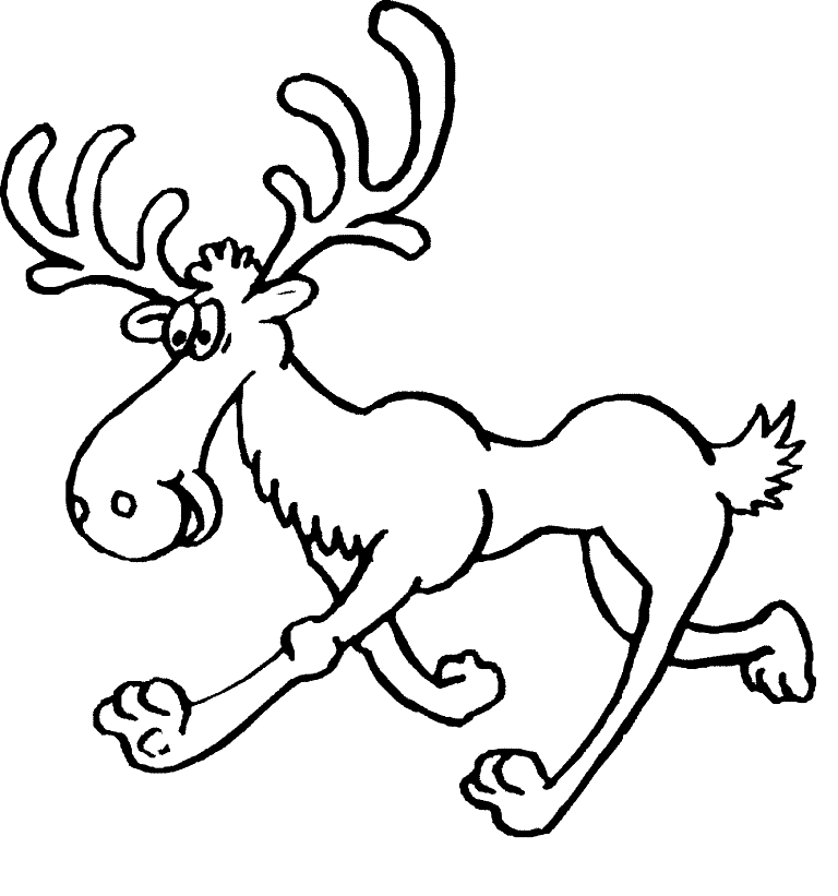 Moose Coloring Pages Printable for Free Download
