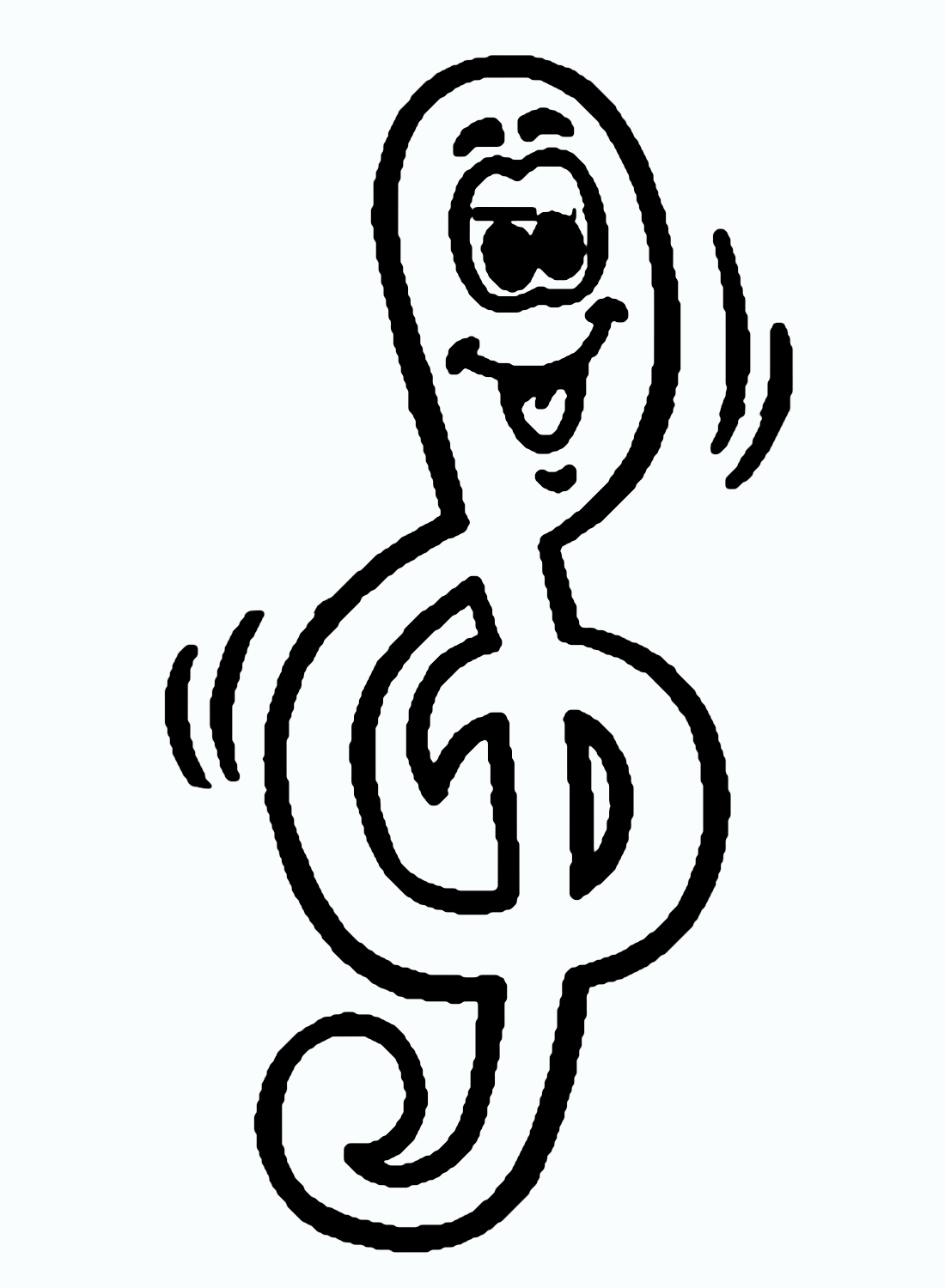 Music Notes Coloring Pages Printable for Free Download