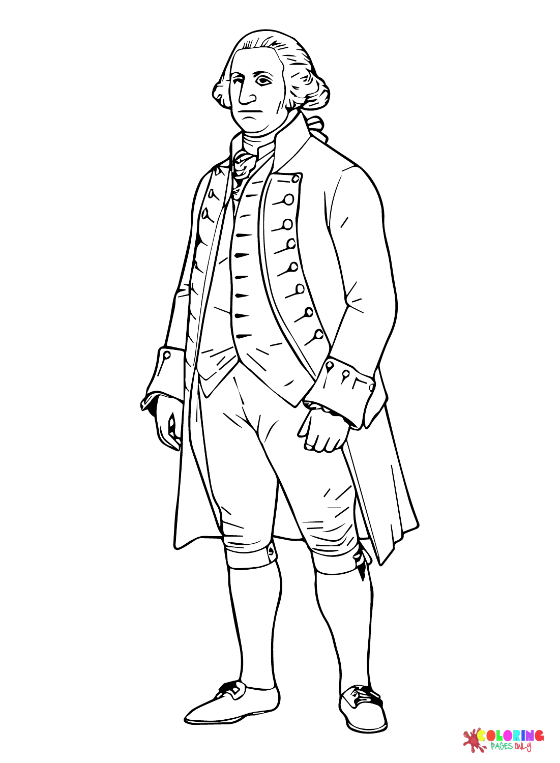 George Washington Coloring Pages Printable for Free Download