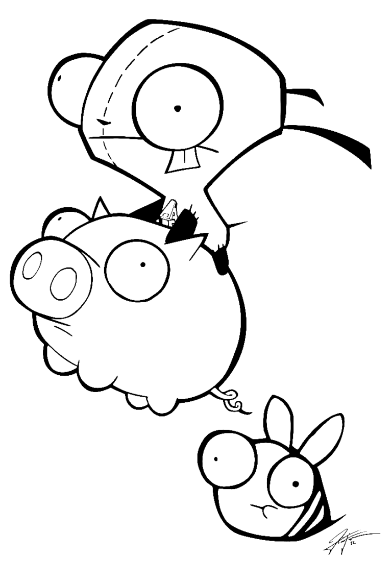 Gir Coloring Pages Printable for Free Download