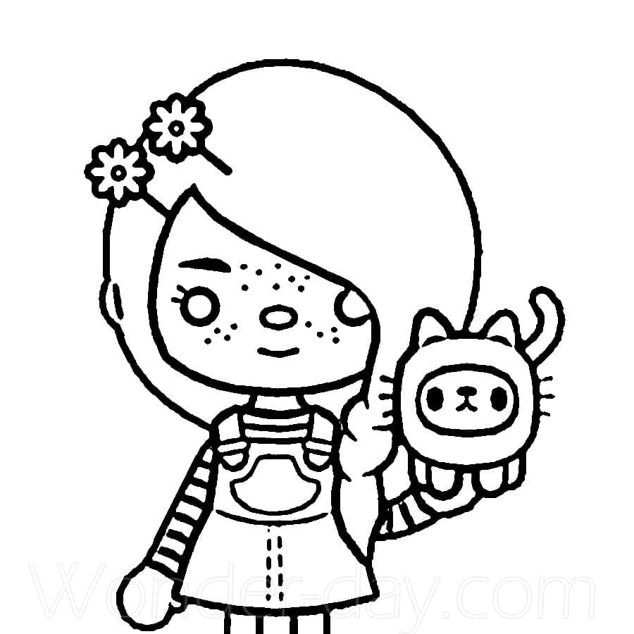 Toca Boca Coloring Pages Printable for Free Download