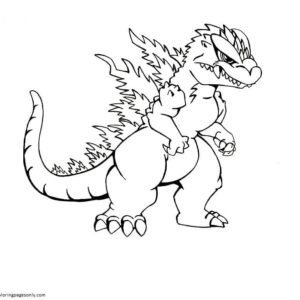 16+ Godzilla Coloring Sheets
