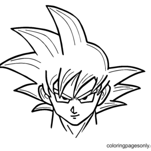 Awesome Goku And Vegeta Coloring Page - Free Printable Coloring Pages For  Kids - Coloring H…