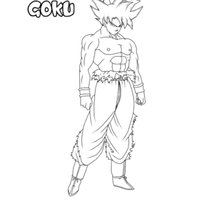 Awesome Goku And Vegeta Coloring Page - Free Printable Coloring Pages For  Kids - Coloring H…