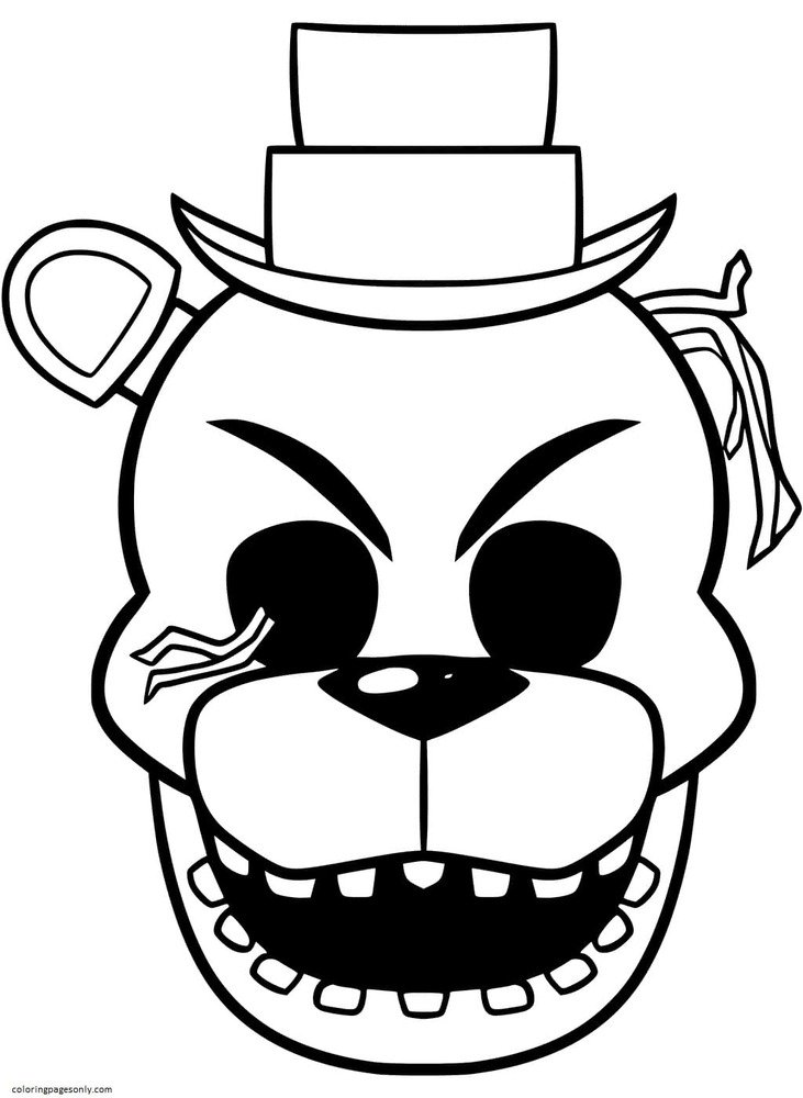 Five Nights At Freddy's (map)  Fnaf coloring pages, Freddy fazbear, Fnaf  book