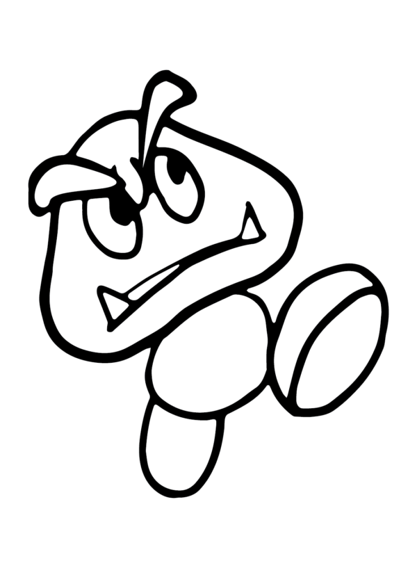 Goomba Coloring Pages Printable for Free Download