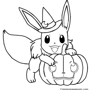 Eevee Coloring Pages - Free Printable Coloring Pages for Kids