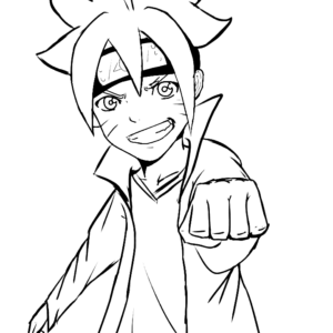 Boruto Awesome coloring page