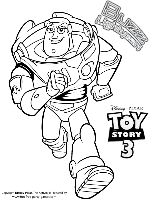 Buzz lightyear sales to color
