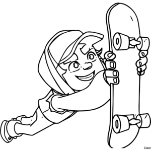 Subway Surfers Coloring Pages Printable for Free Download