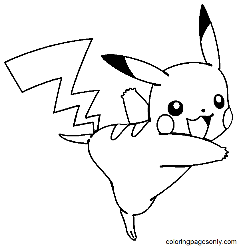 Pikachu para Colorir [ 2023 ]