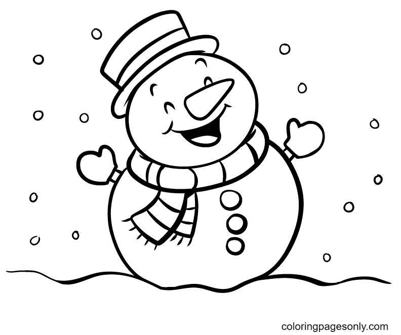 Free Snowman Coloring Pages: Printable Winter Fun for Kids and Adults