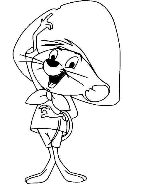 Speedy Gonzales Coloring Pages Printable for Free Download