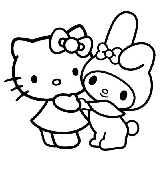 My Melody Coloring Pages Printable for Free Download