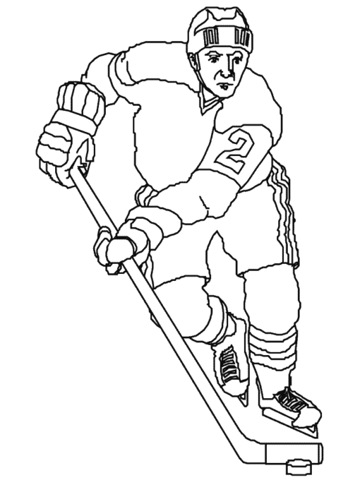 Hockey Coloring Pages Printable for Free Download