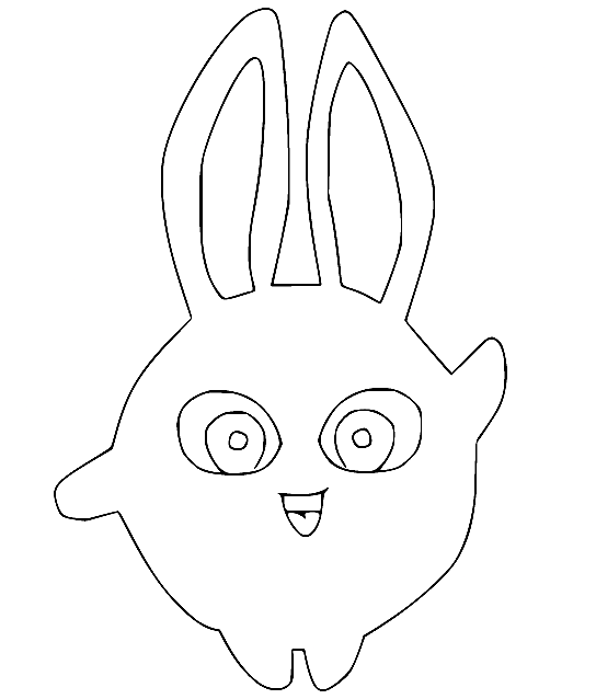 Kawaii Giant Coloring Poster – Bunny + Munnie