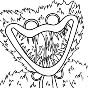 Huggy Wuggy Coloring Pages - Coloring Pages For Kids And Adults in