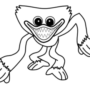 Huggy Wuggy Poppy Playtime Coloring Pages - Get Coloring Pages