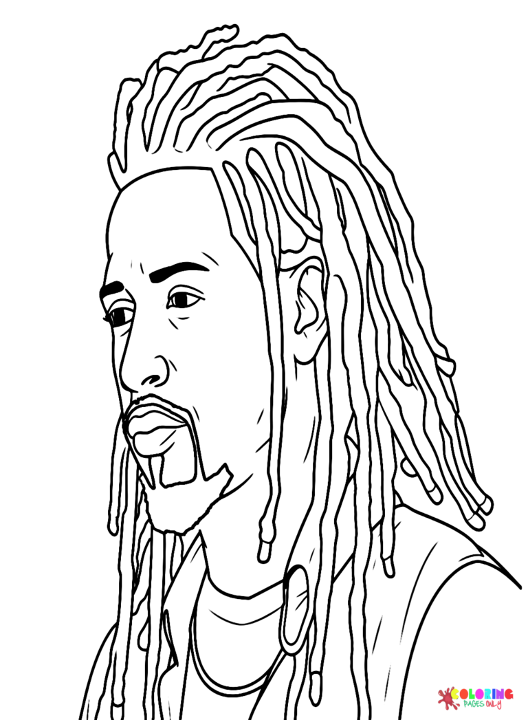 Dreadlocks Coloring Pages Printable for Free Download