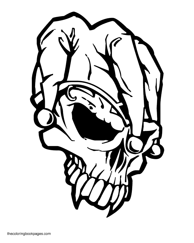 skulls coloring pages