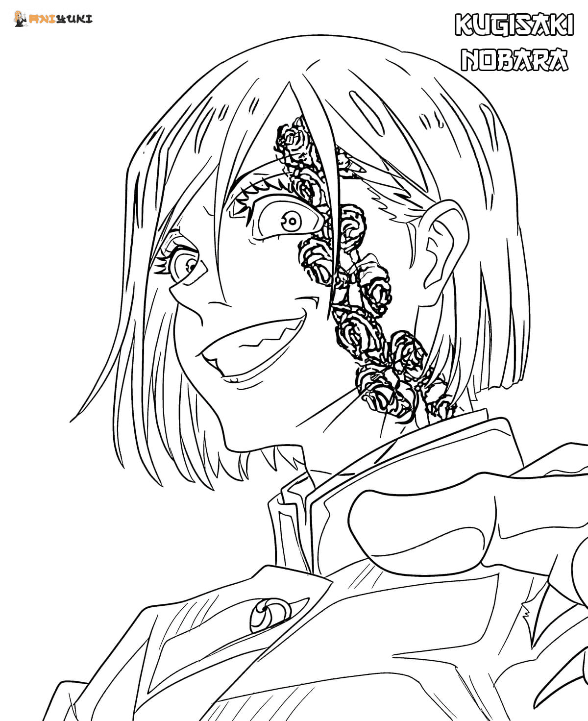 Jujutsu Kaisen Coloring Pages Printable Coloring Page vrogue.co