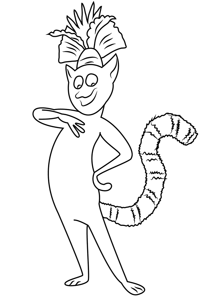 Madagascar Coloring Pages Printable for Free Download
