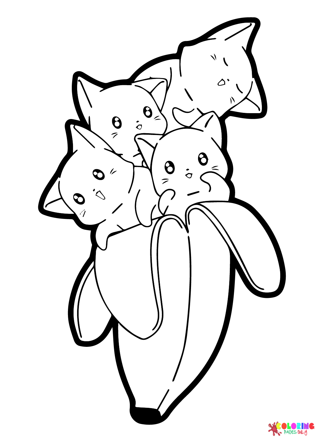 Bananas Coloring Pages Printable for Free Download