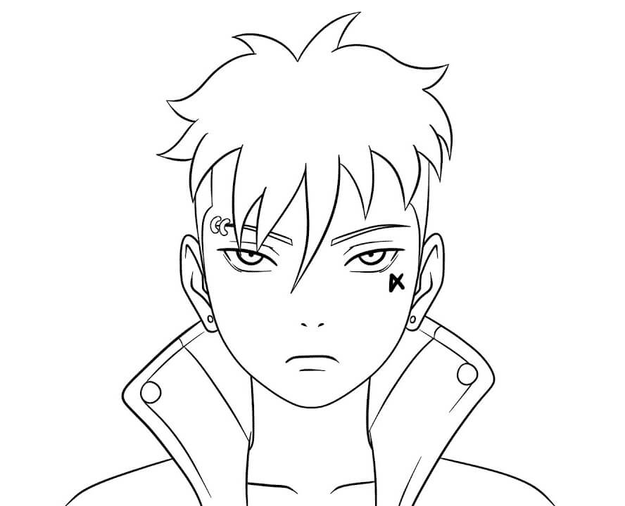 boruto shinobi Coloring Page - Anime Coloring Pages