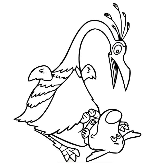 kevin up coloring page