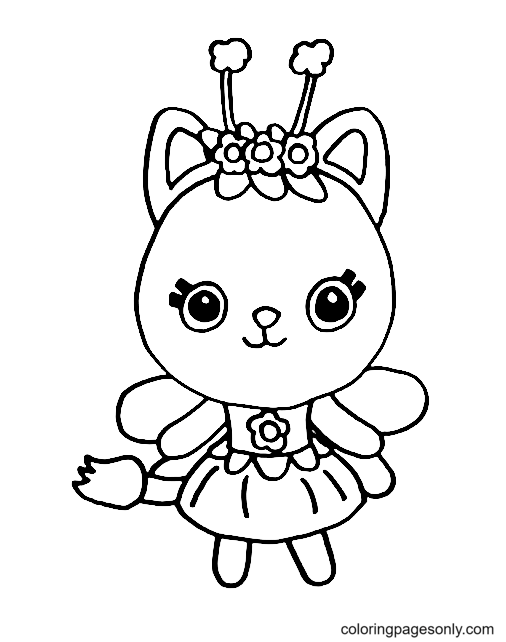 Gabby's Dollhouse coloring page 