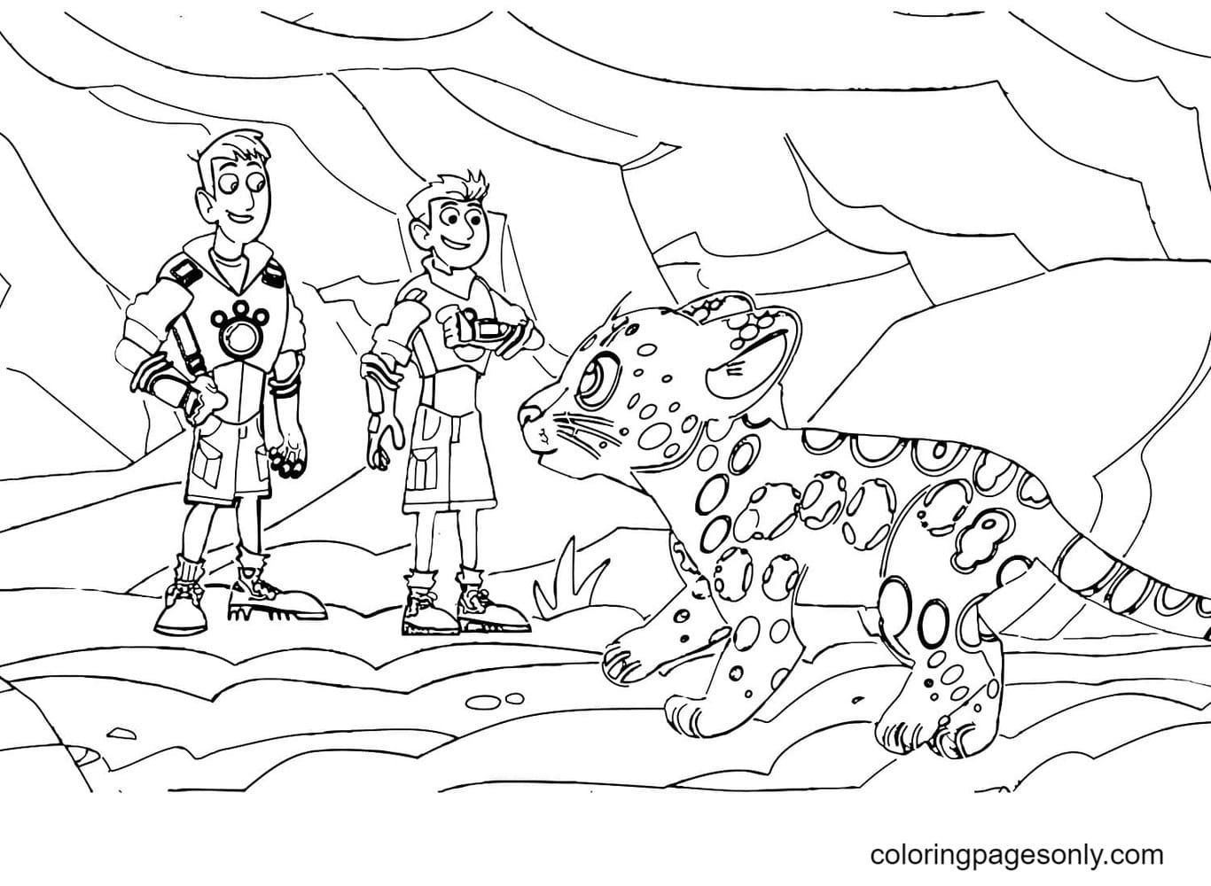 Wild Kratts Coloring Pages Printable for Free Download