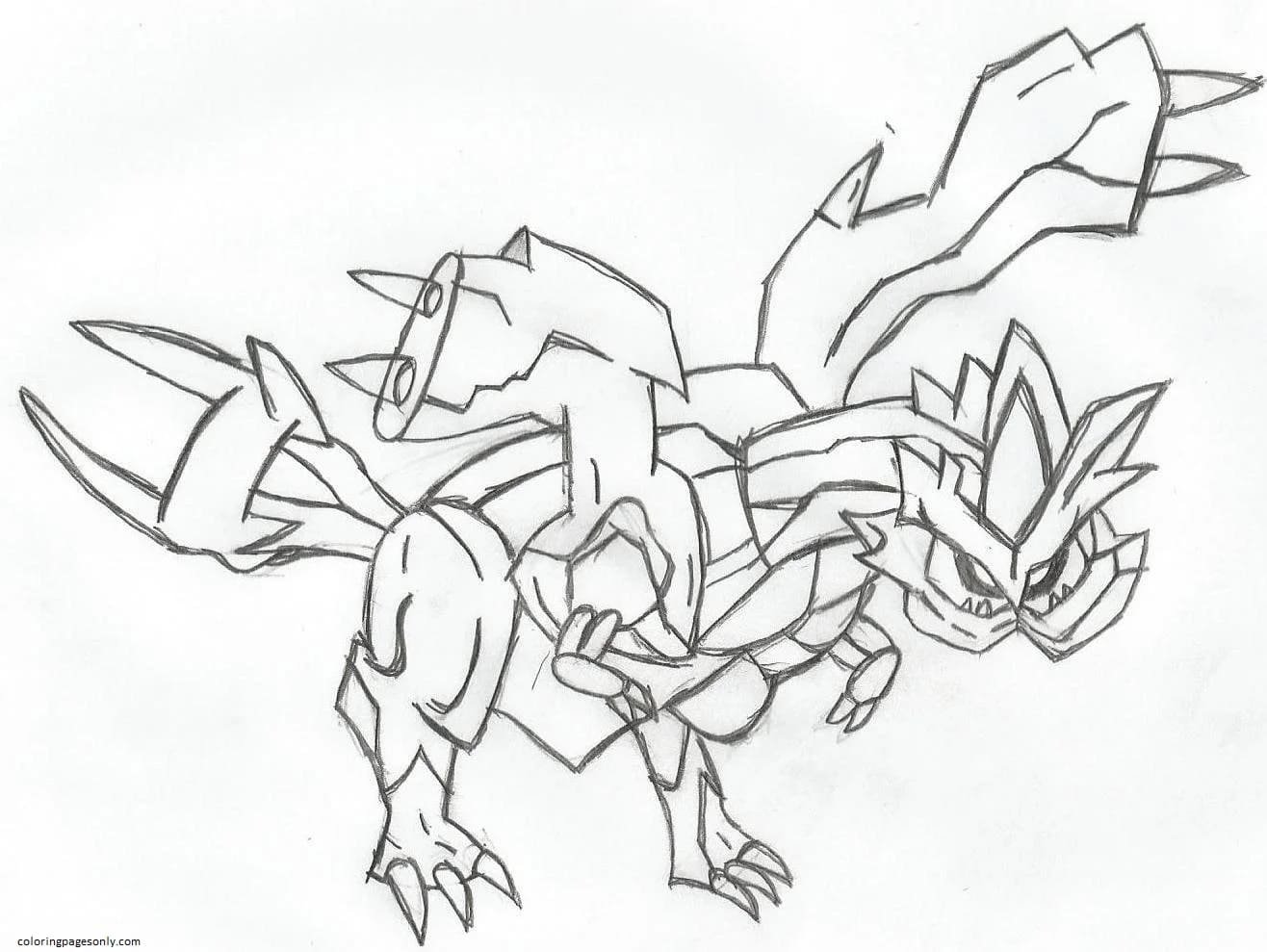 Reshiram, Zekrom E Kyurem Jumbo, Gigante (português)