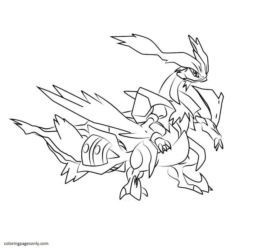 10 Kyurem Pokémon Coloring Pages for Your Artistic Adventures