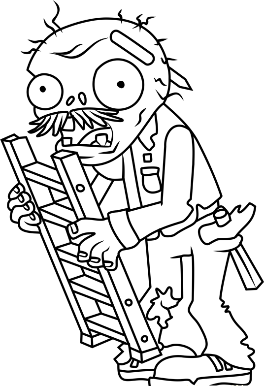 Plants vs Zombie free coloring pages to download - Plants Vs Zombies Kids  Coloring Pages