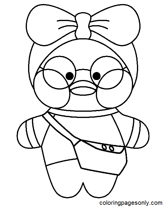 Paper Clothes for Lalafanfan Duck  WONDER DAY — Coloring pages for  children and adults