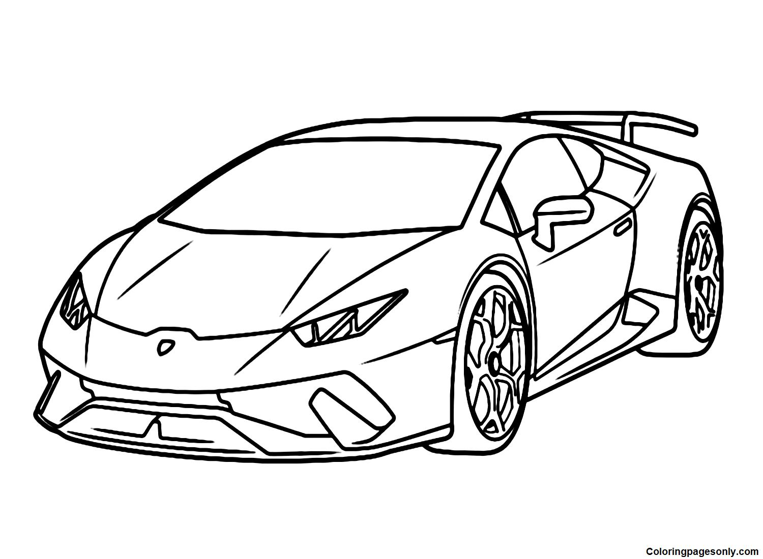 Lamborghini Coloring Pages Printable for Free Download