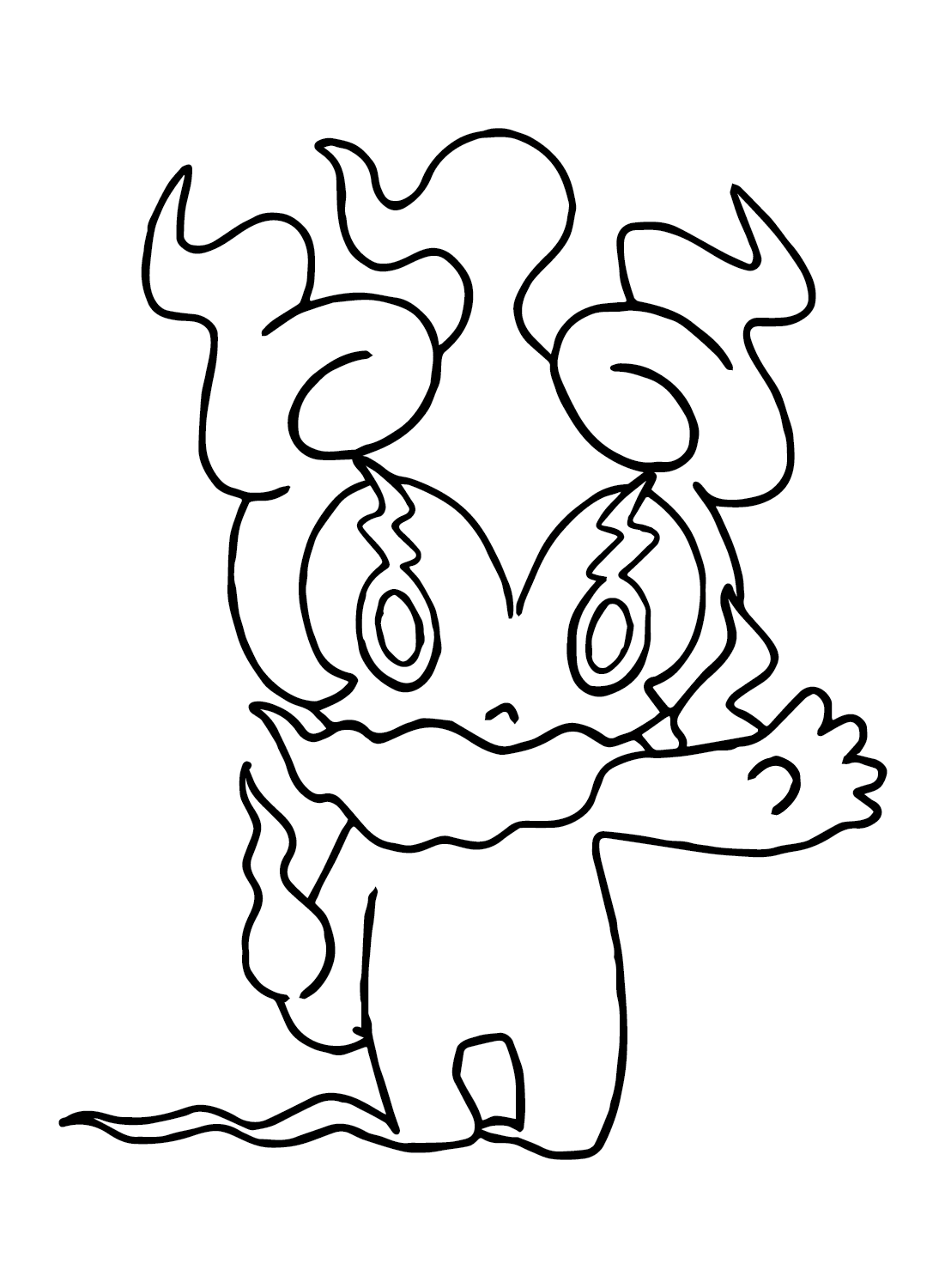 Free Coloring Page 31 Mar 2022 Mew Pokemon