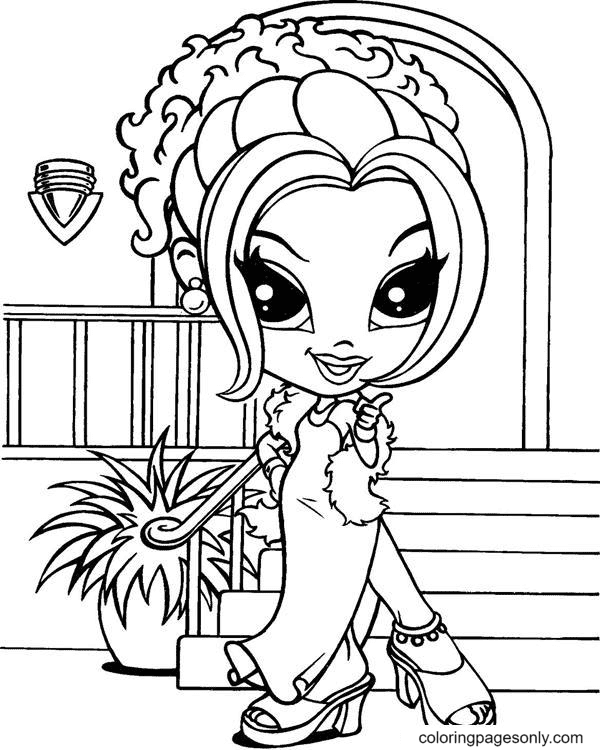 Lisa Frank and Butterflies coloring page - Download, Print or Color Online  for Free